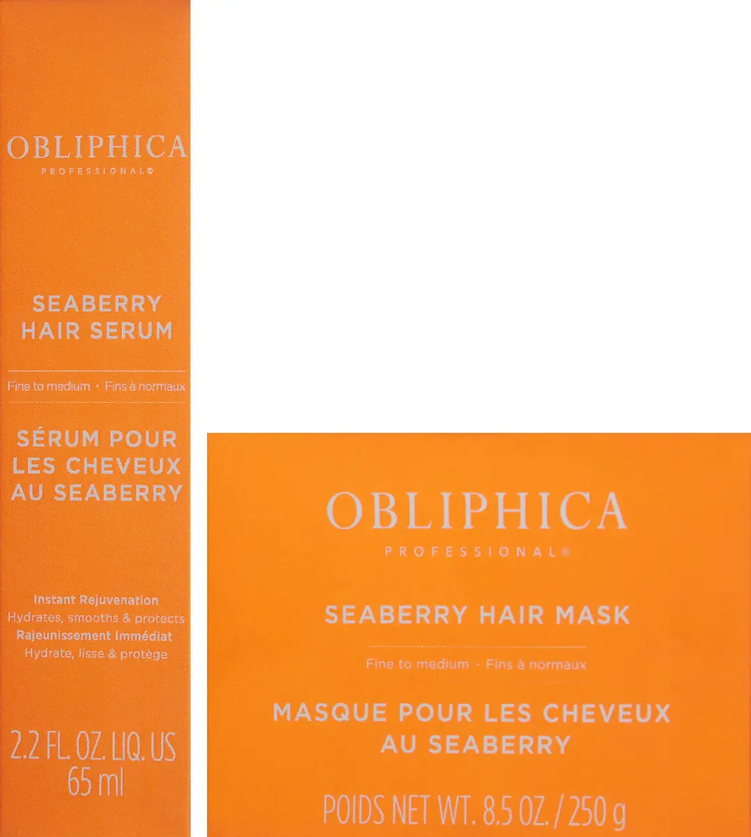 Obliphica Expect Perfection Volume & Body Seaberry Collection Set – Luxurious Haircare for Fine Hair, 2x8oz, Enriched with Omegas & Vitamins - view 4