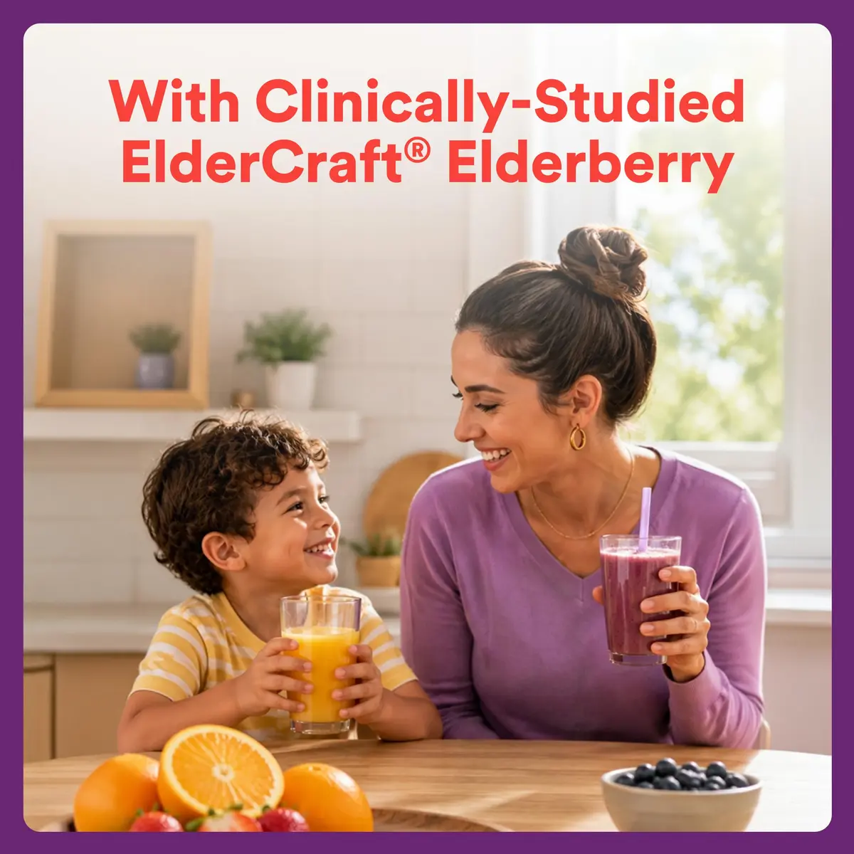 SmartyPants Kids Immunity Elderberry Gummies 60 Count | Support Kids' Immune Health with Elderberry & Vitamins - view 4