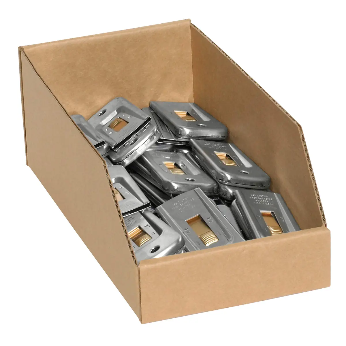 Tape Logic TLBINMT612K Open Top Bin Boxes 6" x 12" x 4 1/2" Kraft Pack of 50 | Heavy Duty Storage & Shipping - view 3