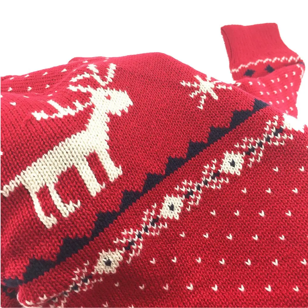 MULLSAN Children's Christmas Sweater Red 2T (2 Years) | Festive Pullover for Toddlers - view 4