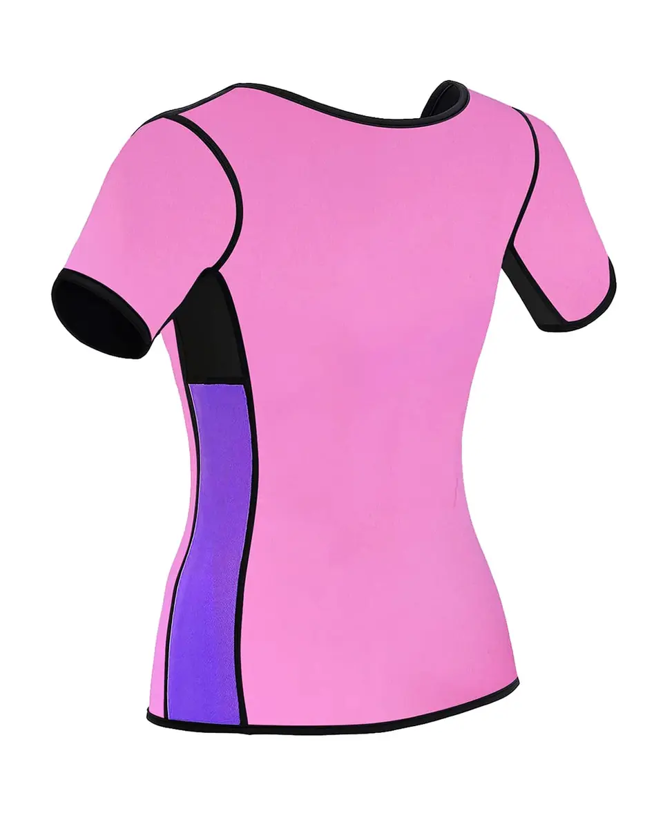 NonEcho Women Sauna Body Shaper Sweat Suit Sleeve Spa Cami Hot Neoprene Slimming Workout Vest Waist Trainer Top | Supports Fat Loss & Posture - view 6