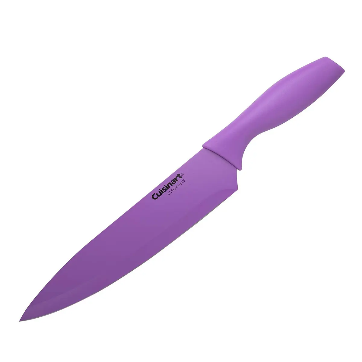 Cuisinart Advantage Color Collection 8" Chef Knife, Purple | Nonstick Coated Stainless Steel Blade - view 2