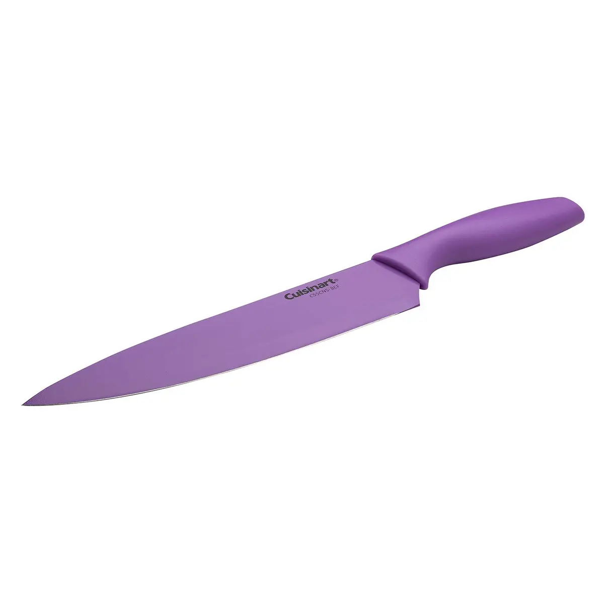 Cuisinart Advantage Color Collection 8" Chef Knife, Purple | Nonstick Coated Stainless Steel Blade - view 3