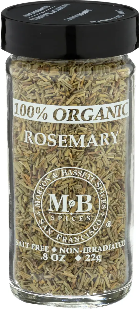 Morton & Bassett Organic Rosemary 0.8 oz | Aromatic Herb for Cooking & Baking - main product image