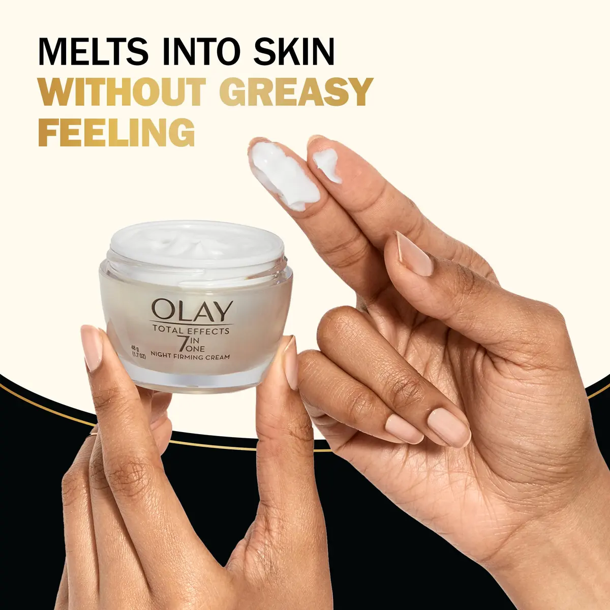 Olay Total Effects Night Firming Cream Face Moisturizer 50ml (1.7 Fl Oz) | Brightens and Smooths - view 5