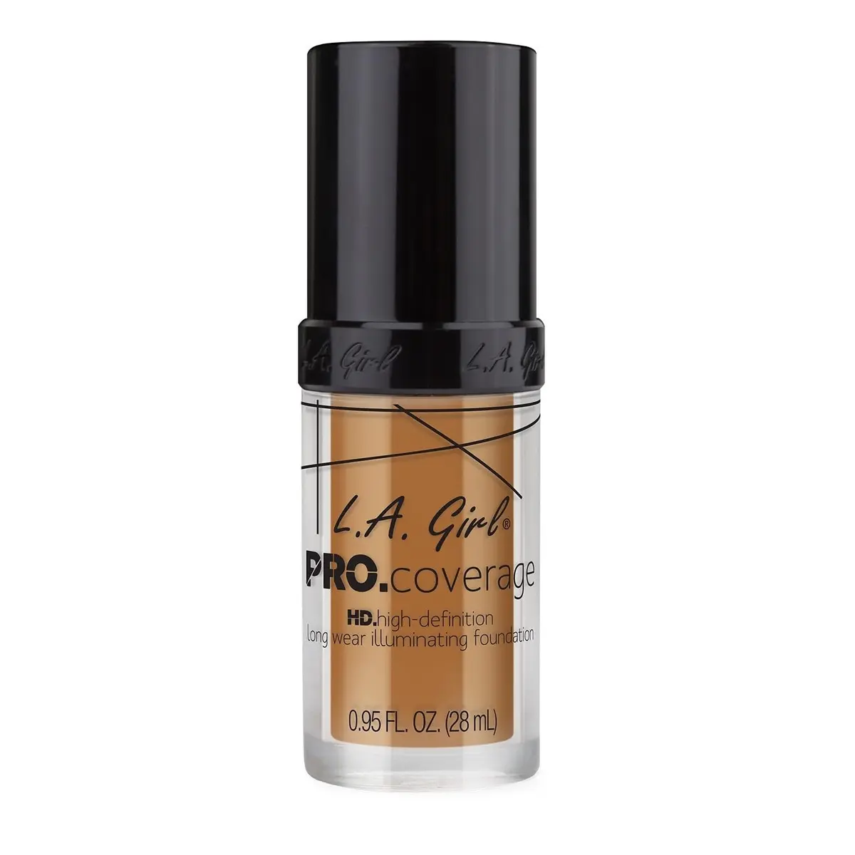 L.A. Girl Pro Coverage Liquid Foundation, Bronze, 0.95 Fl Oz | Buildable, Hydrating, Flawless Finish - view 3