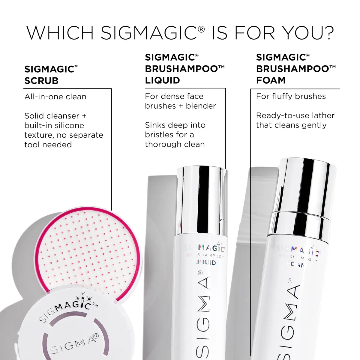 SIGMA BEAUTY SigMagic Brushampoo Liquid Makeup Brush Cleaner 150ml (5.1 fl Oz) | Cleans & Conditions Bristles - view 5
