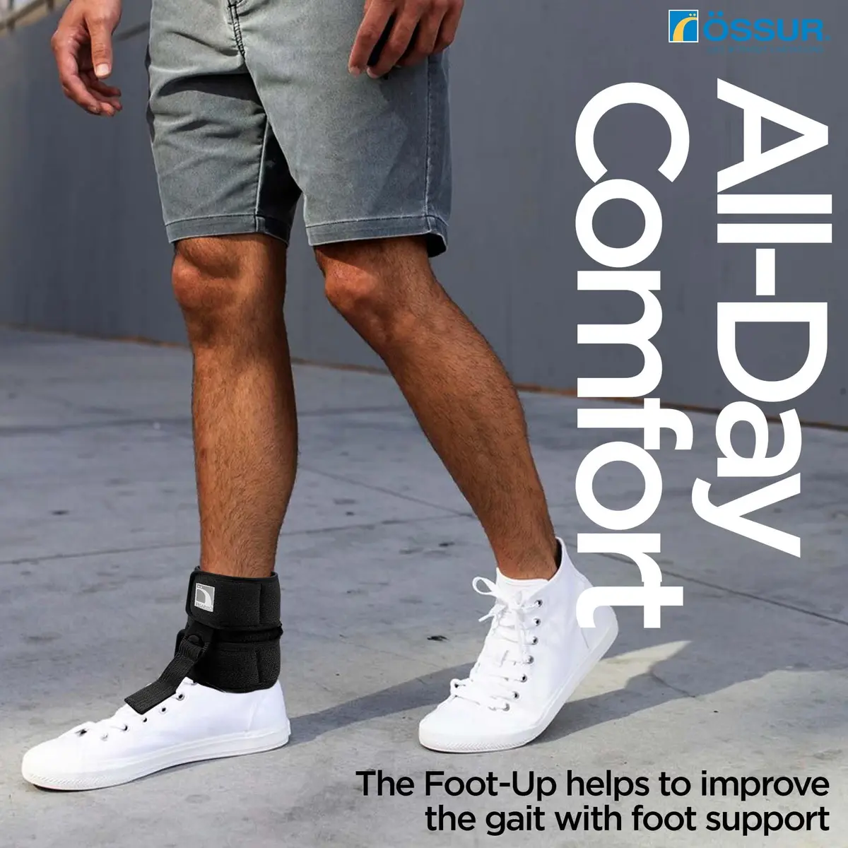 Ossur Ankle Brace for Drop Foot | Lightweight, Adjustable Support for All-Day Comfort - view 6