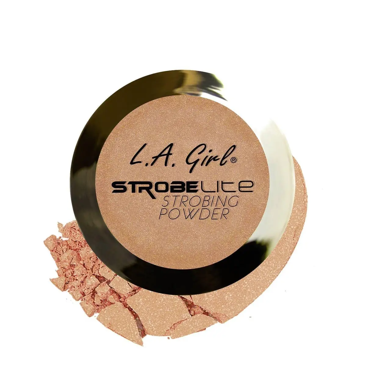 L.A. Girl Strobe Lite Strobing Powder, 50 Watt, 0.19 Ounce | Silky, Radiant Highlight for All Skin Types - main product image