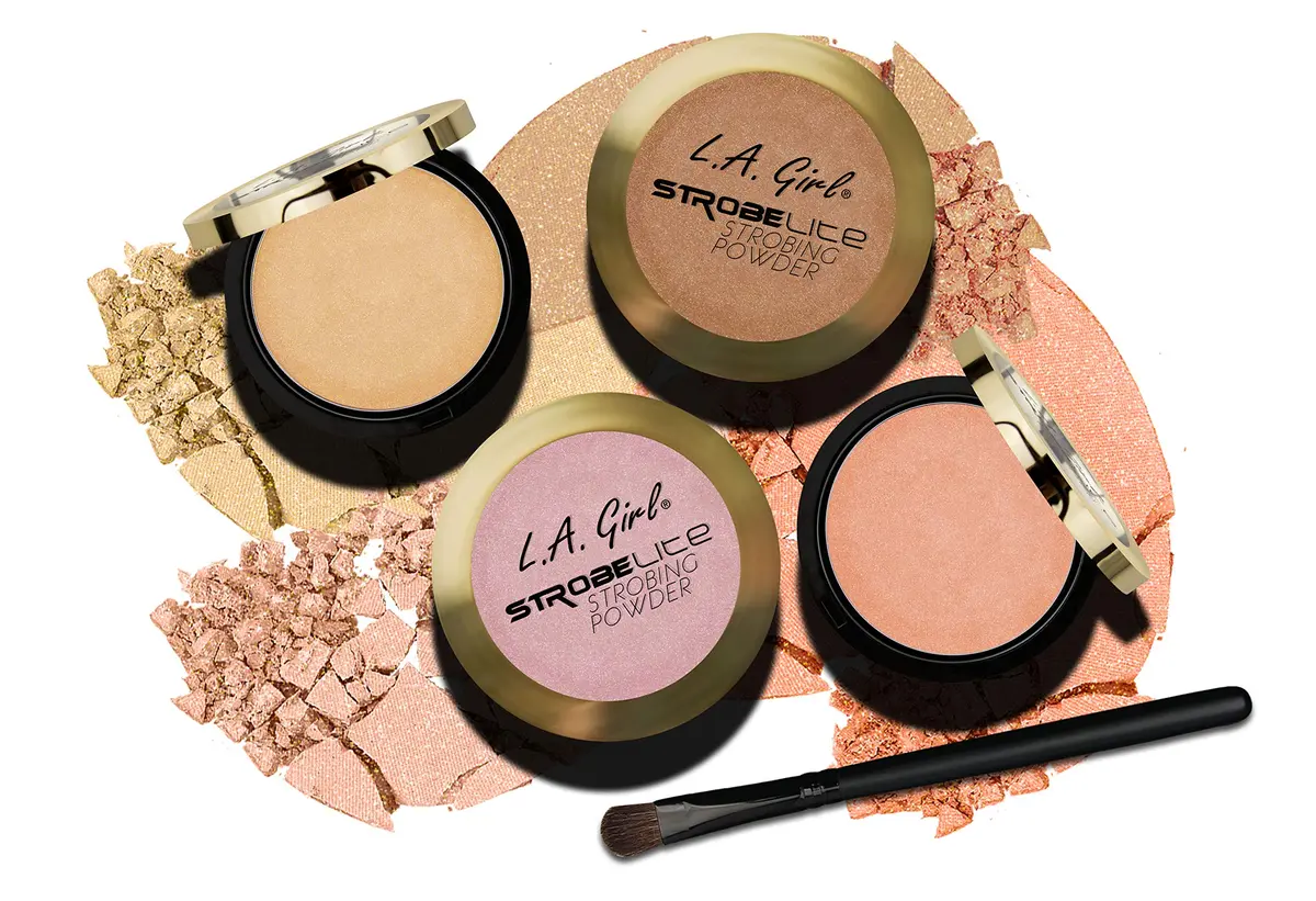 L.A. Girl Strobe Lite Strobing Powder, 50 Watt, 0.19 Ounce | Silky, Radiant Highlight for All Skin Types - view 3