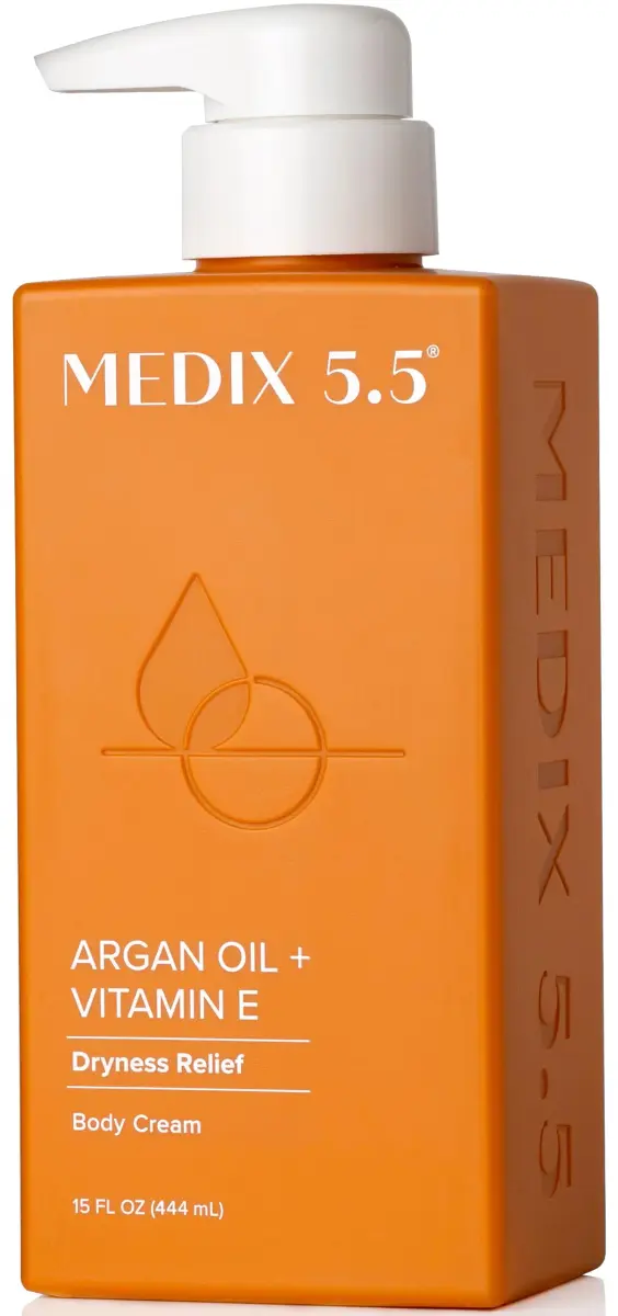 Medix 5.5 Argan Oil Cream + Vitamin E 473ml (15 Fl Oz) | Hydrates & Firms Skin - main product image