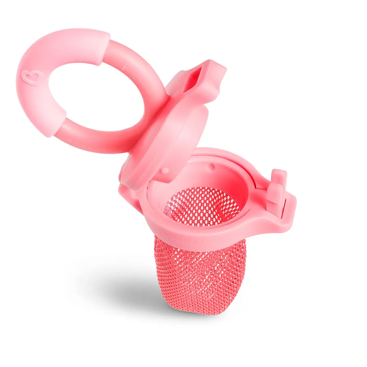 Munchkin Baby Feeder 2 Pack Coral/Purple | Choke Reduction for Fresh Food Introduction - view 2