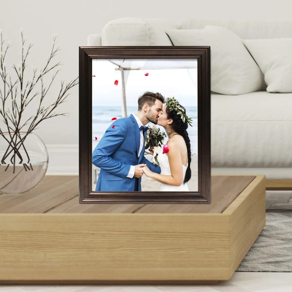 Lawrence Frames Bronze 8x10 Picture Frame | Classic Oil Rubbed Finish, Wall & Tabletop Display - view 2