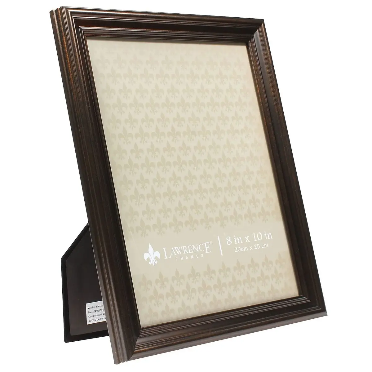 Lawrence Frames Bronze 8x10 Picture Frame | Classic Oil Rubbed Finish, Wall & Tabletop Display - view 3