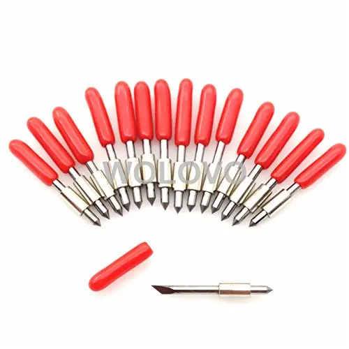 wolovo 15pcs 45º Graphtec CB15/CB15U Vinyl Cutter Blades | Long Life, Precision Cut - view 3