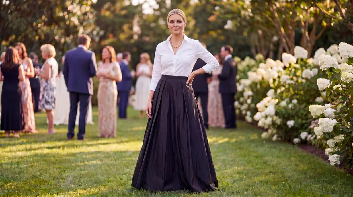 Alex Evenings Women's Full Length Formal Maxi Skirt, Fishtail, Large | Elegant Satin Evening Wear - view 2