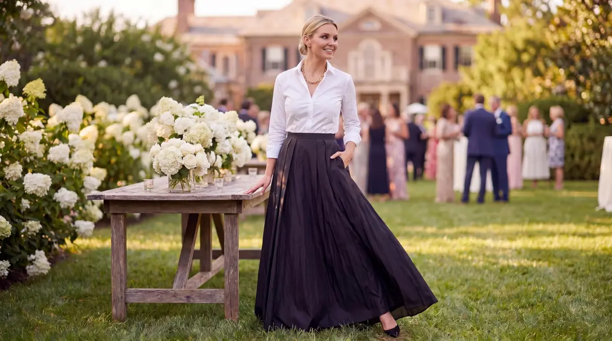 Alex Evenings Women's Full Length Formal Maxi Skirt, Fishtail, Large | Elegant Satin Evening Wear - view 4
