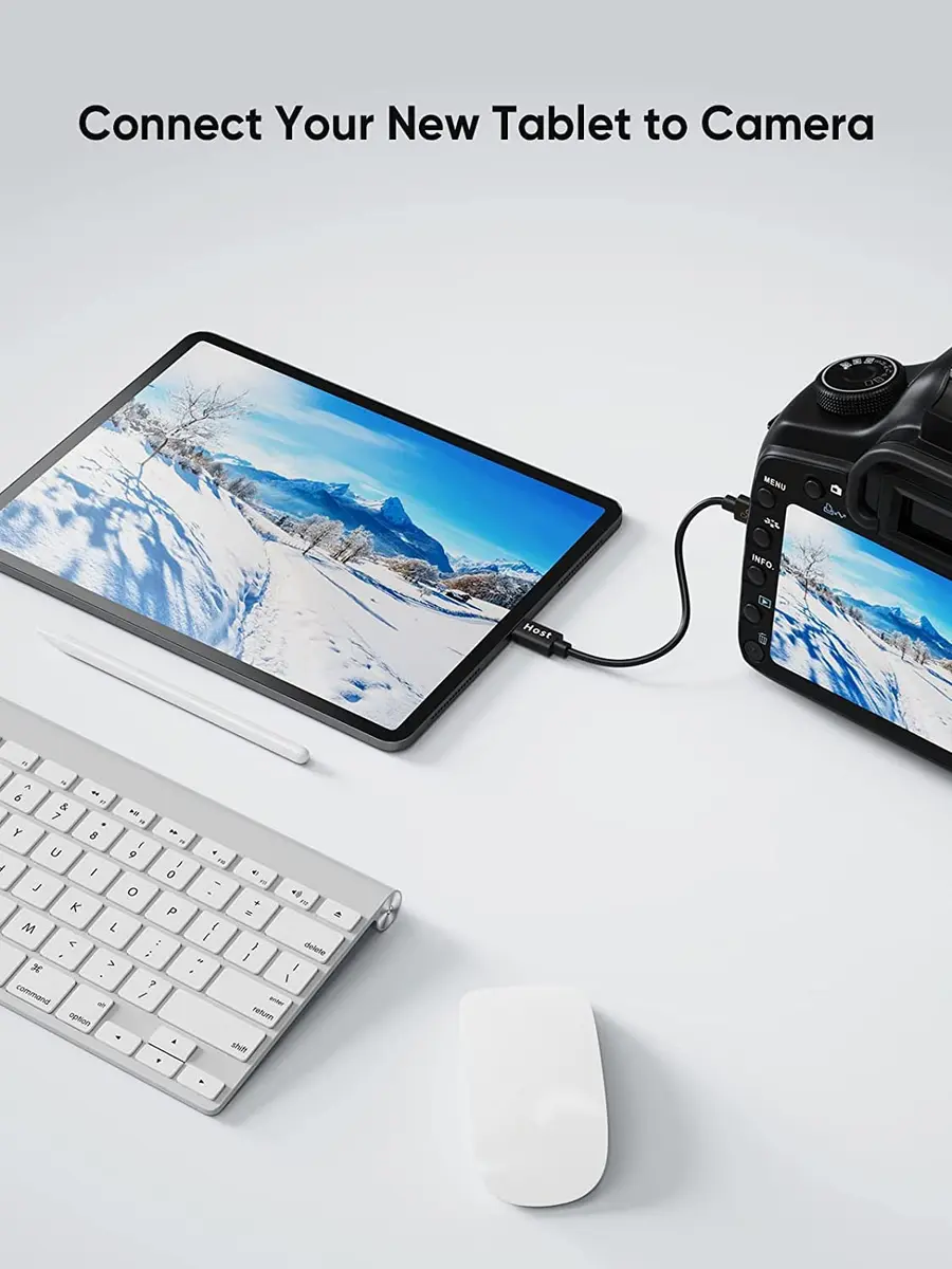 CableCreation Short USB-C to Micro-USB Cable 0.2m (0.65ft) | 480Mbps Data Transfer & Fast Charging - view 4