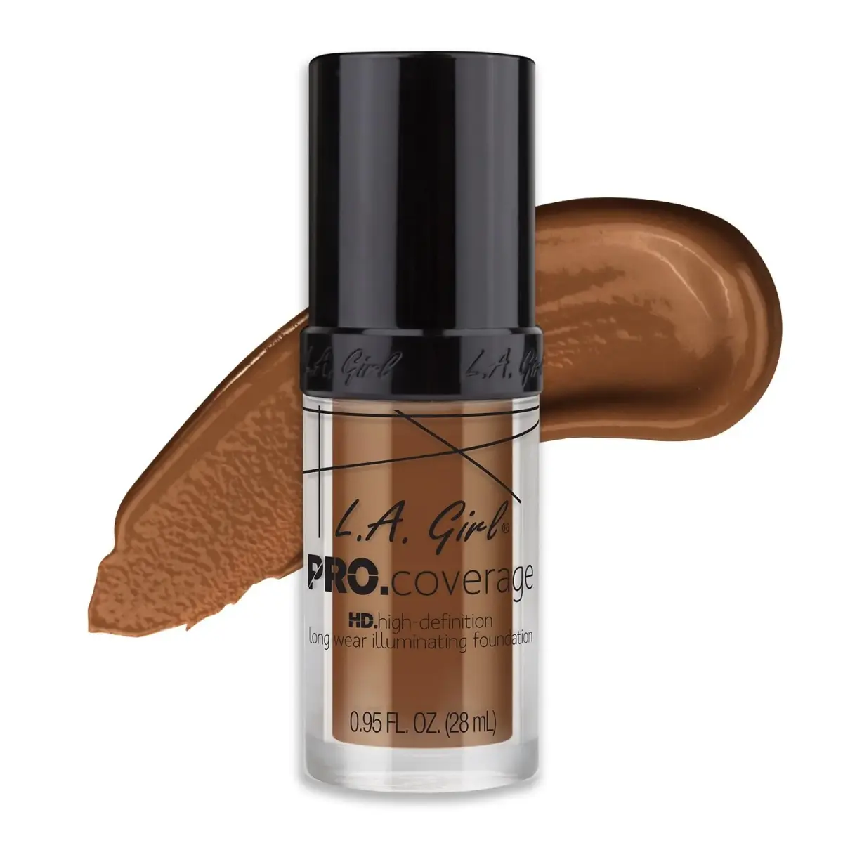 L.A. Girl Pro Coverage Liquid Foundation in Coffee - Dewy, Radiant Finish (28.08ml) - view 2