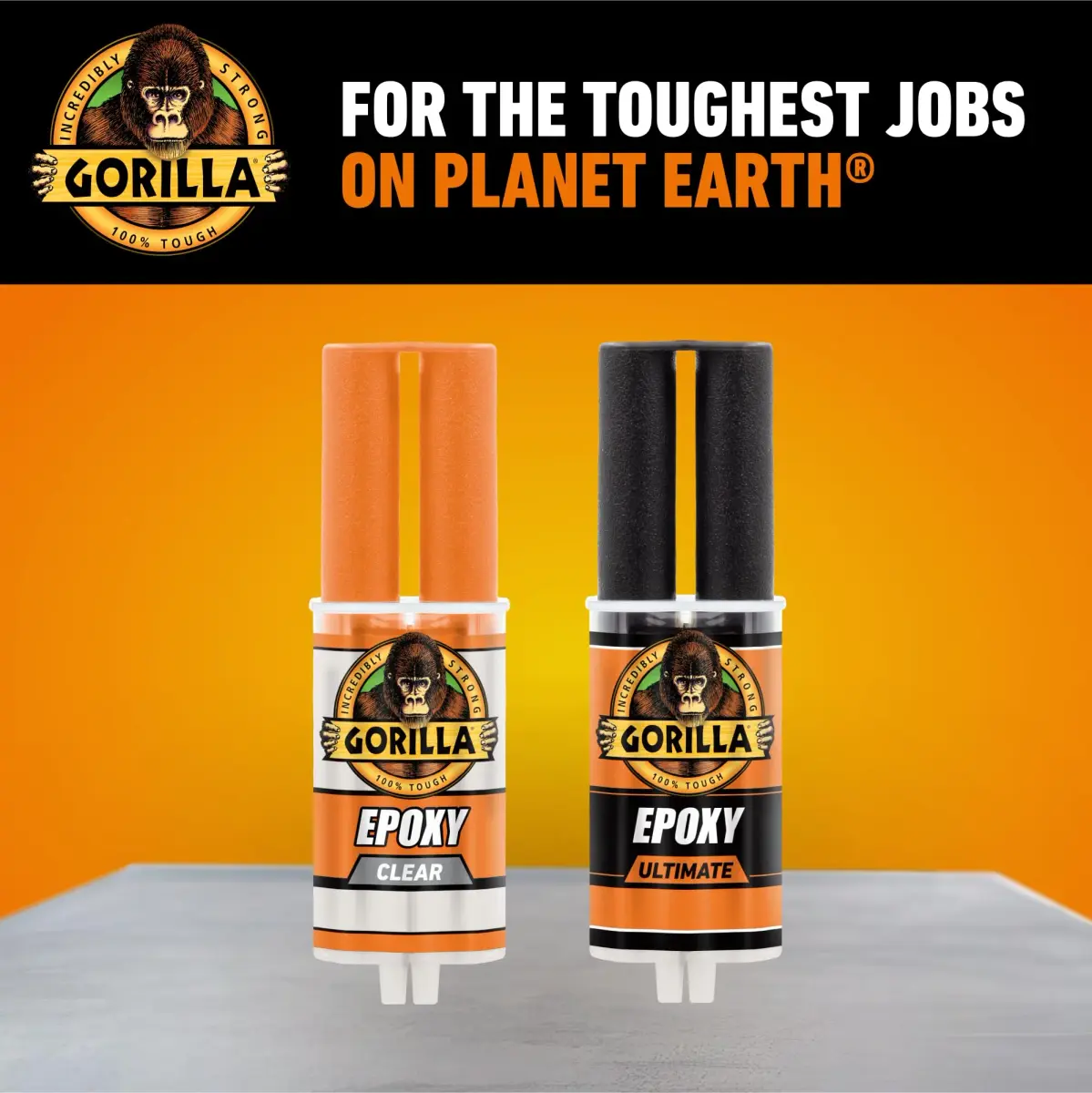 Gorilla 2 Part Epoxy Clear Bonding Adhesive 1.7 Fl Oz (2 Pack) | Strong Metal Repair - view 9