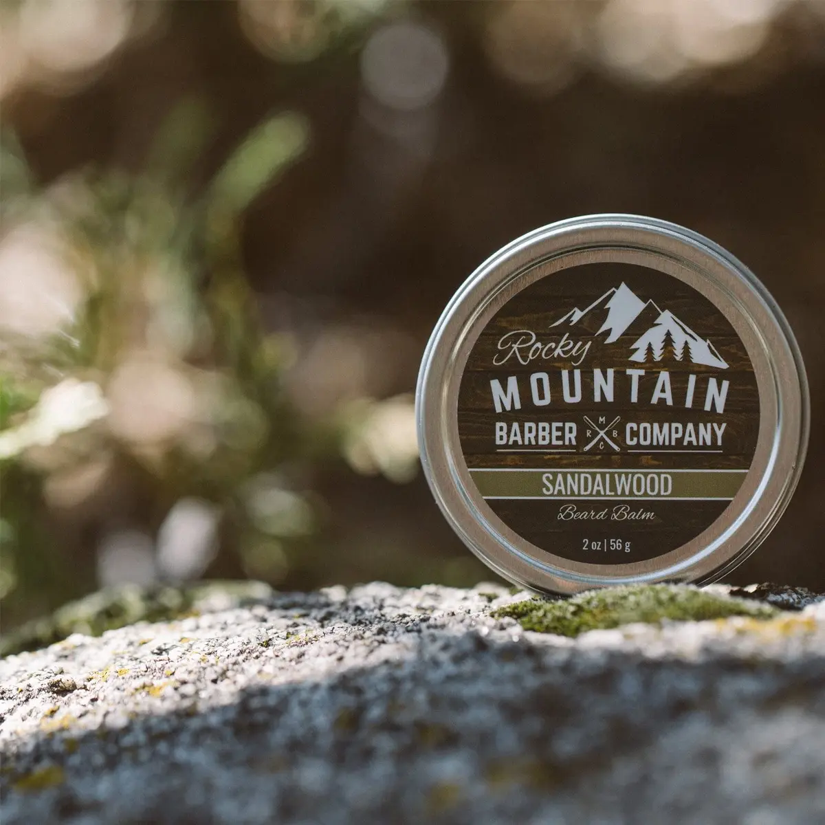 Rocky Mountain Barber Company Sandalwood Mustache & Beard Balm, 2 oz | Nourishing, Natural, Sandalwood Scent - view 5