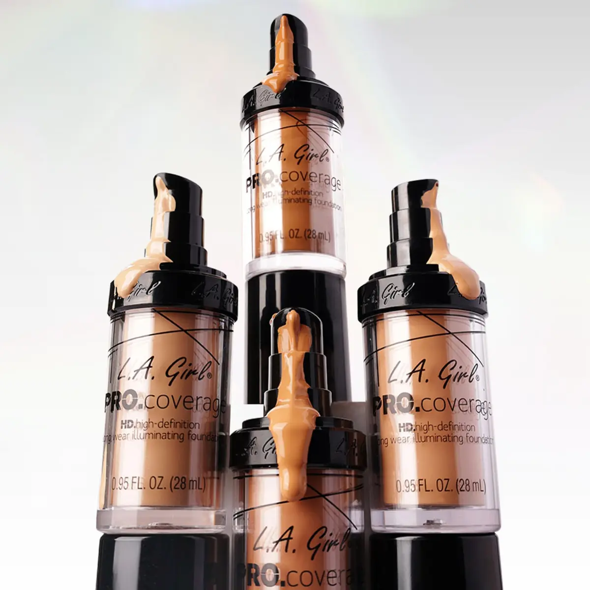 L.A. Girl Pro Coverage Liquid Foundation 0.95 Fl Oz | Hydrating, Buildable, Vegan, All Skin - view 6