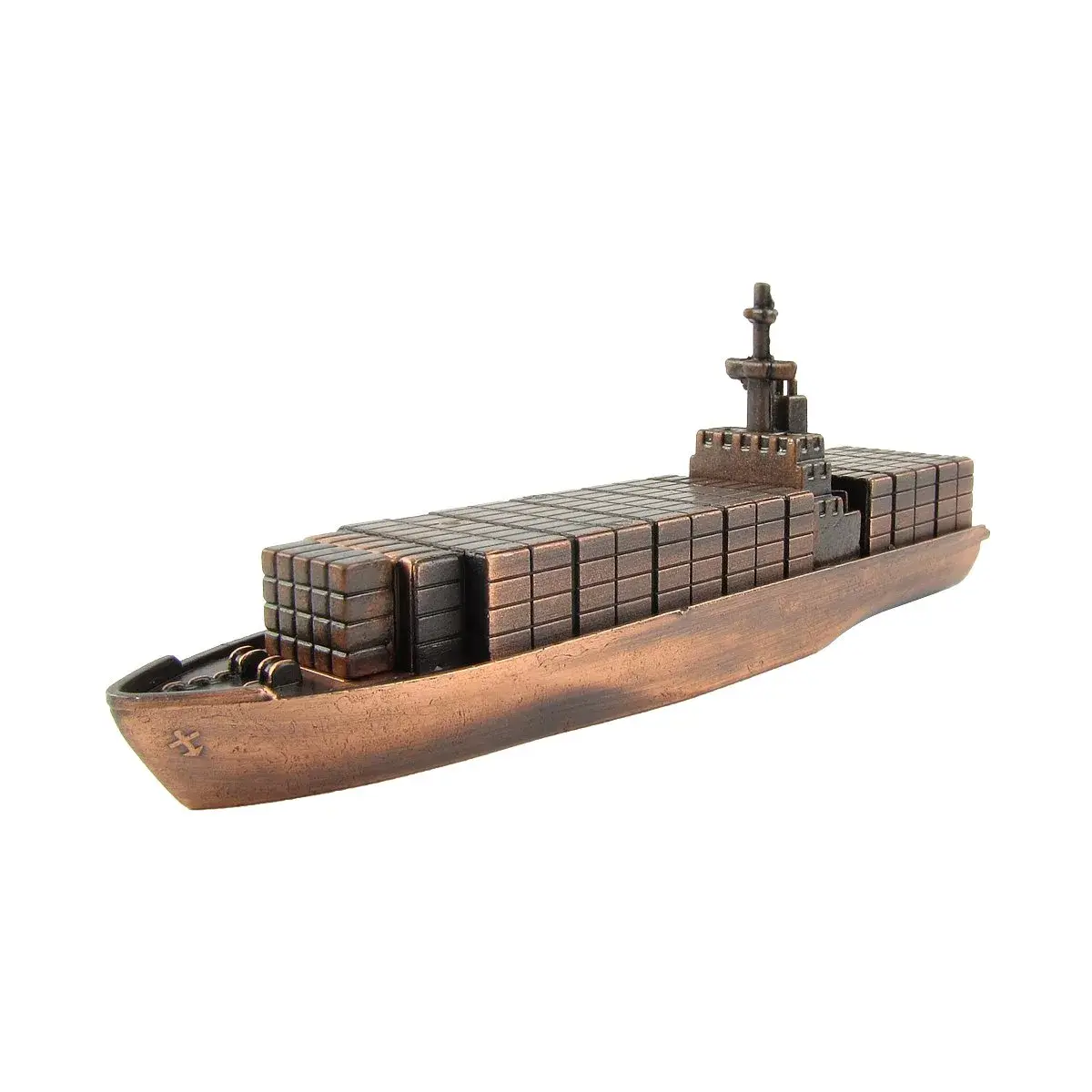 IIV Treasure Gurus Container Cargo Ship Model Die Cast Pencil Sharpener | Metal Novelty Office Accessory - view 3
