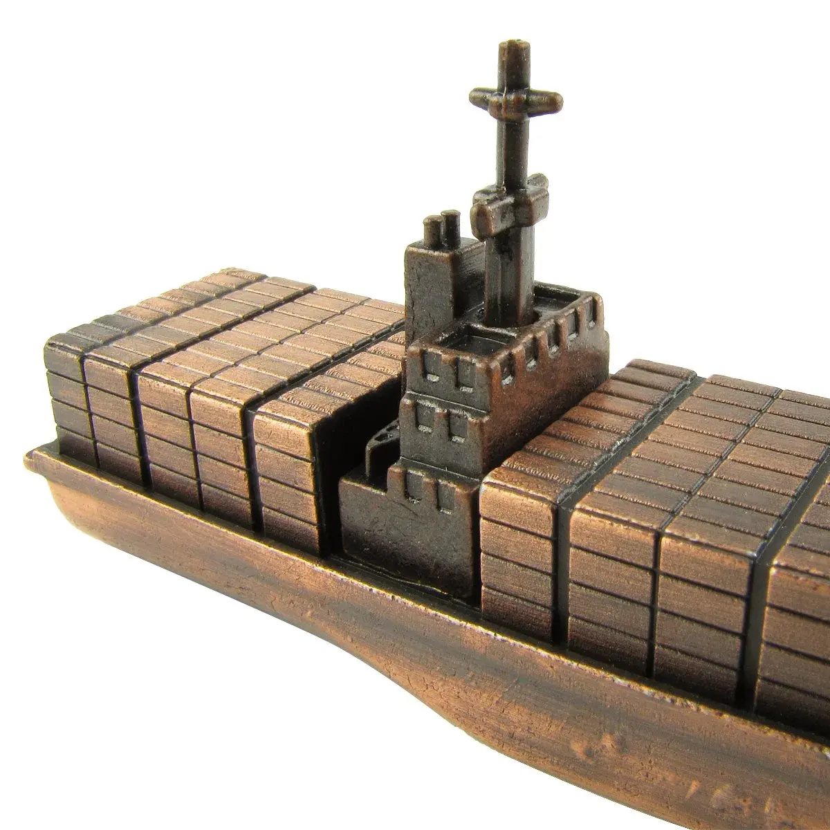 IIV Treasure Gurus Container Cargo Ship Model Die Cast Pencil Sharpener | Metal Novelty Office Accessory - view 4