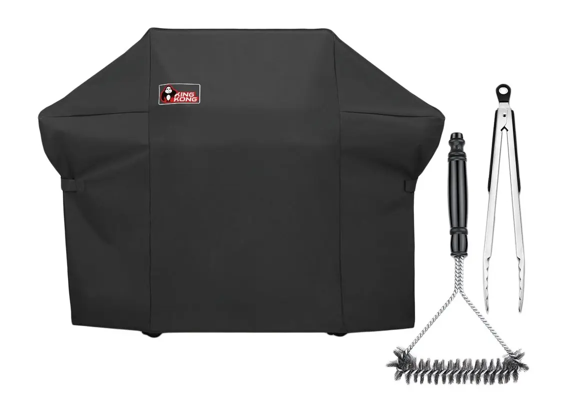 Kingkong 7108 Premium Grill Cover for Weber Summit 400-Series | Heavy Duty, Wind & Rain Resistant (70-120c) - main product image
