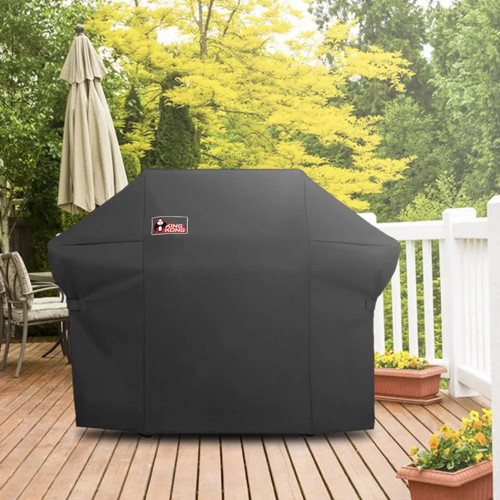 Kingkong 7108 Premium Grill Cover for Weber Summit 400-Series | Heavy Duty, Wind & Rain Resistant (70-120c) - view 2