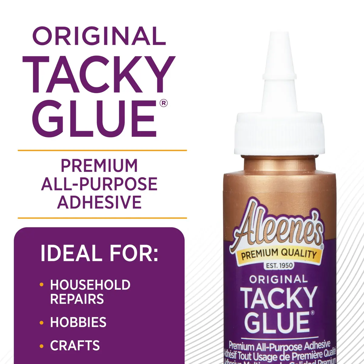Aleene's Original Tacky Glue 4 fl oz (118ml) 3-Pack | All-Purpose Adhesive for Crafts & DIY - view 2