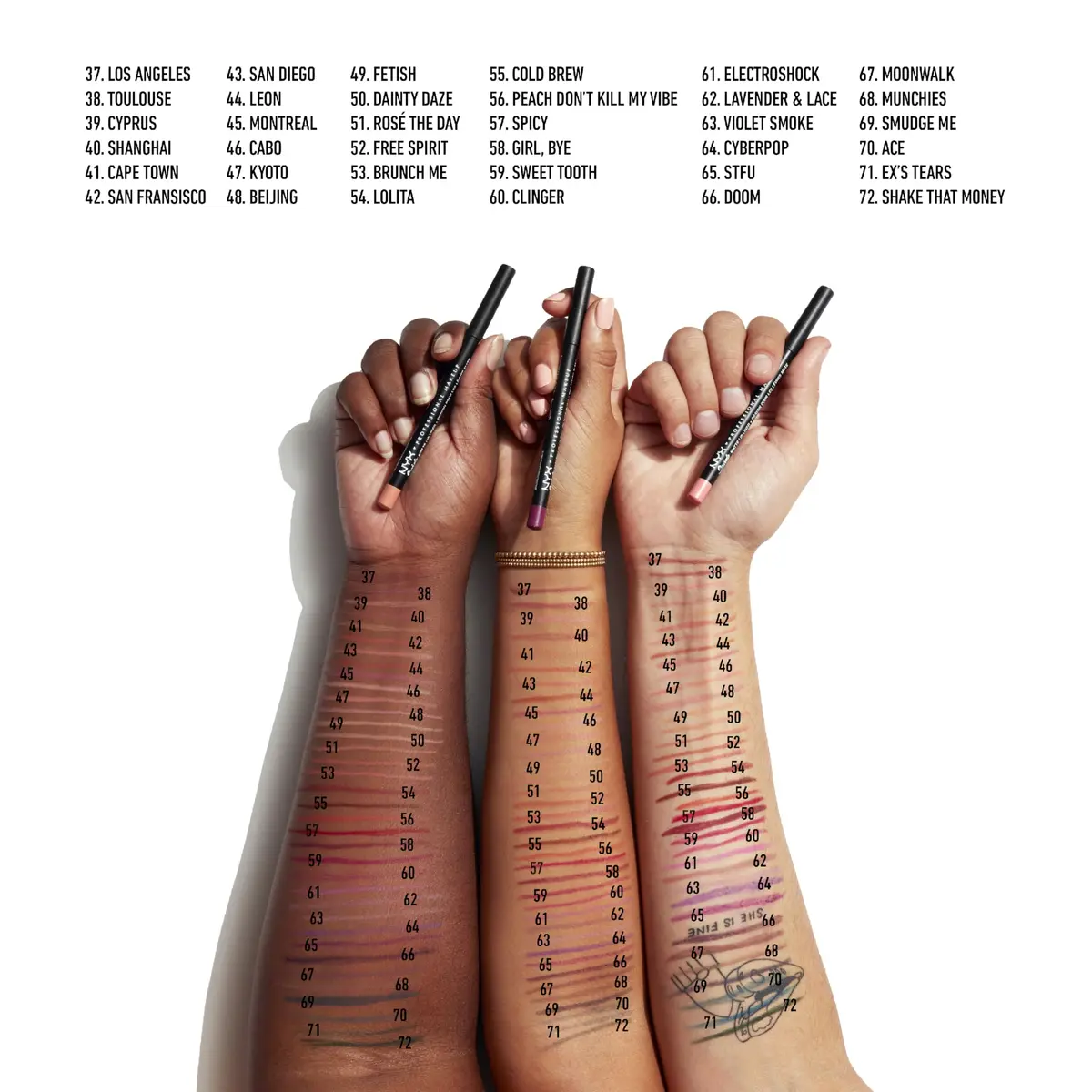 NYX PROFESSIONAL MAKEUP Suede Matte Lip Liner Sandstorm | Velvety, Long-Lasting, Matte Finish - view 5