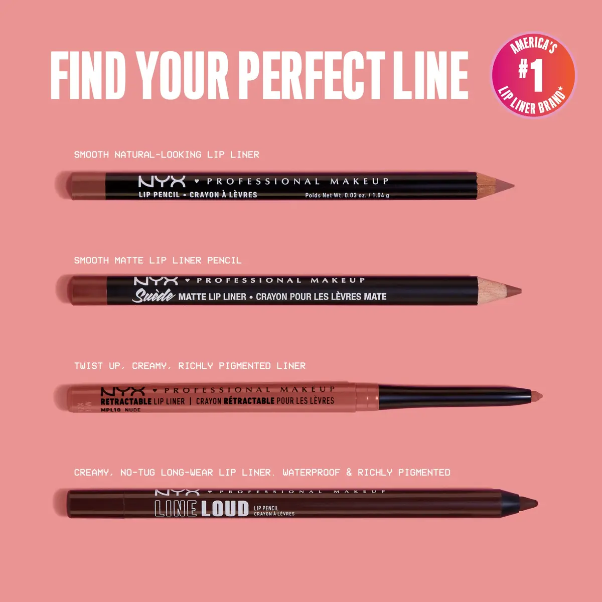 NYX PROFESSIONAL MAKEUP Suede Matte Lip Liner Sandstorm | Velvety, Long-Lasting, Matte Finish - view 9