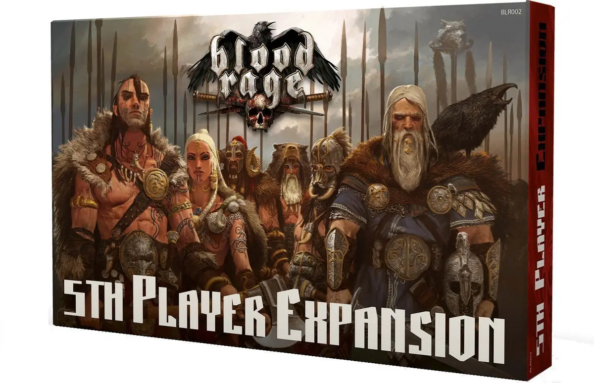 CMON Blood Rage 5th Player Expansion Board Game | Viking Battle Strategy Game | 2-4 Players, Ages 14+ | 19.6 cm (7.7 in) x 31.8 cm (12.5 in) - main product image