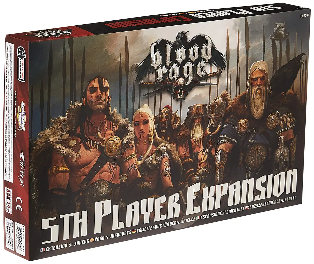 CMON Blood Rage 5th Player Expansion Board Game | Viking Battle Strategy Game | 2-4 Players, Ages 14+ | 19.6 cm (7.7 in) x 31.8 cm (12.5 in) - view 2