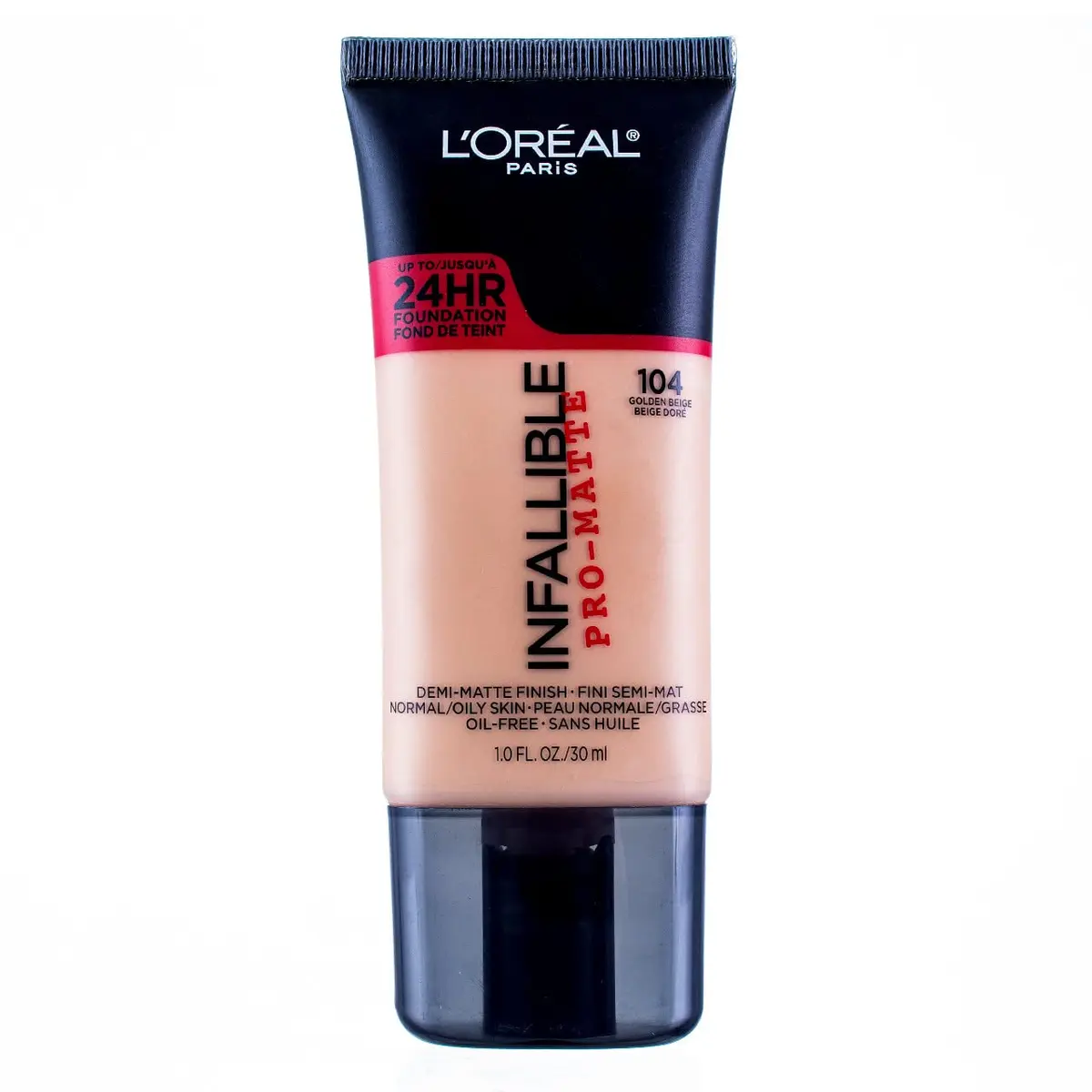 L'Oreal Paris Infallible Pro-Matte Foundation Golden Beige 1 Fl Oz | 24HR Demi-Matte Finish, Sweat-Resistant - view 2