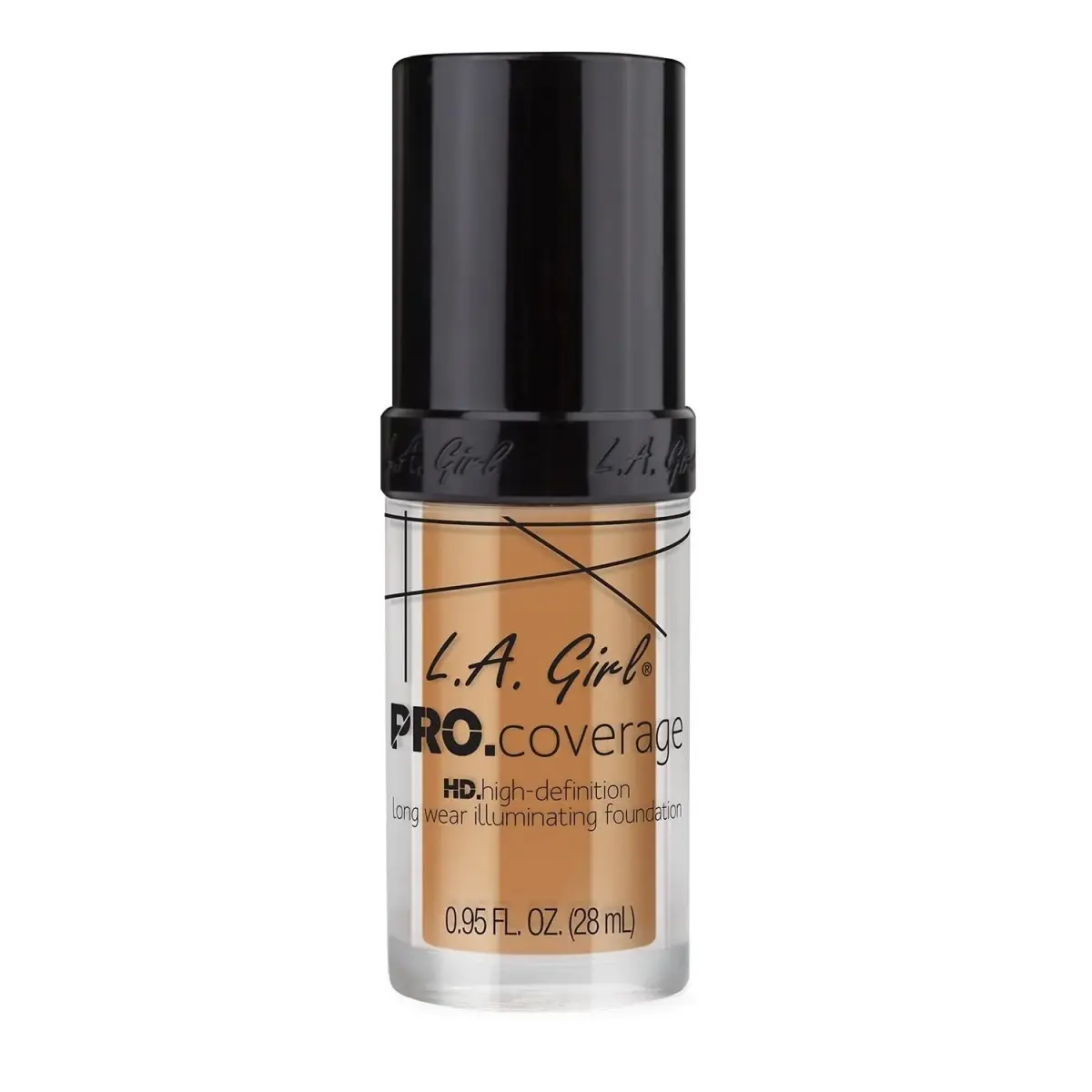 L.A. Girl Pro Coverage Liquid Foundation - Nude Beige, Dewy Radiant Finish, 28.08ml - view 3
