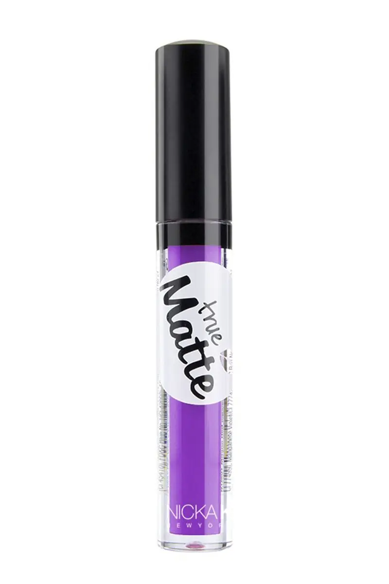Nicka K True Matte Lip Color NTM14 Vivid Violet | Long Lasting Ultra Matte Finish (0.12 OZ) - view 2