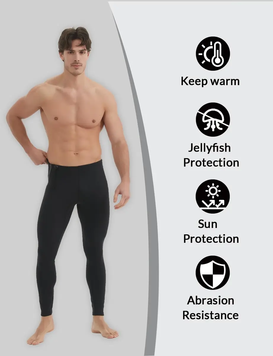 Lemorecn Wetsuit Pants Men 1.5mm Neoprene | Water Sports & Diving Gear - view 5
