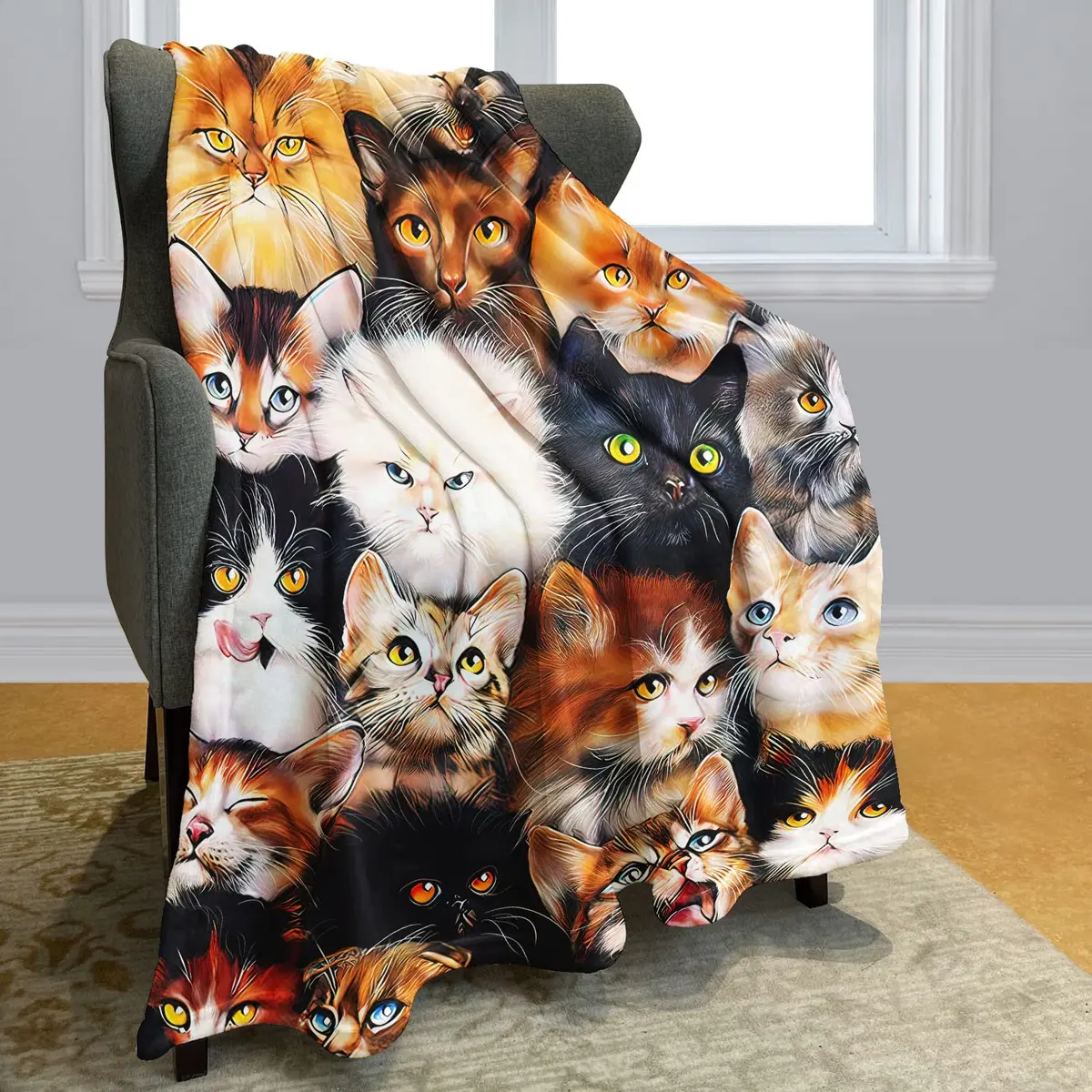 YISUMEI 40" x 50" Blanket Comfort Warmth Soft Plush Throw for Couch Cozy Snuggle in India - view 2