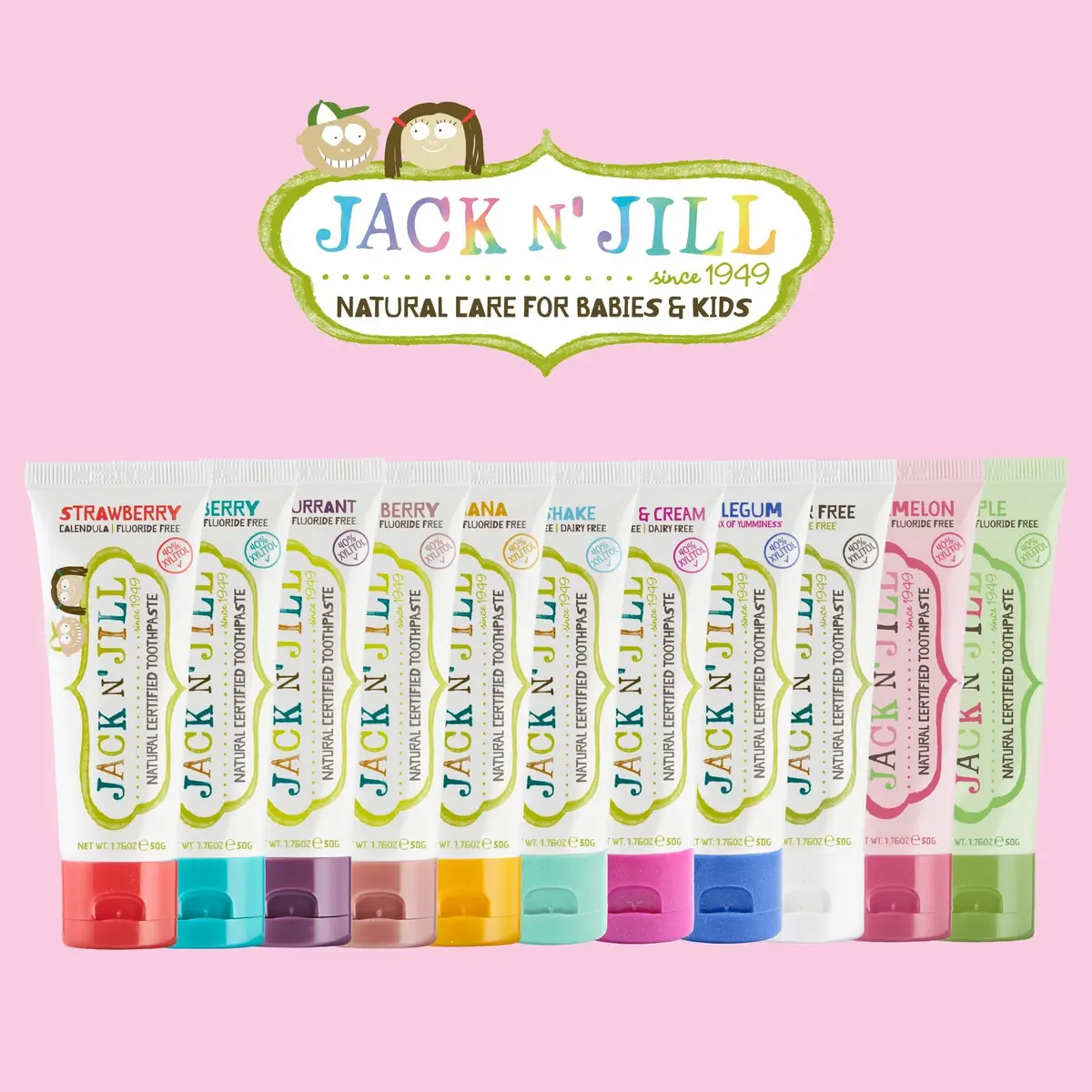 JACK N' JILL Kids Toothpaste, Fluoride Free, Flavor Free | Gentle, Natural Oral Care for Babies & Kids - view 7