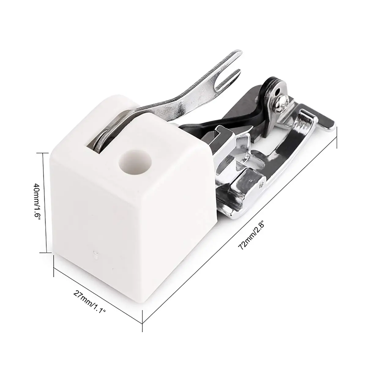 ONEVER Side Cutter Presser Foot for Low Shank Sewing Machines | Fabric Trimming & Overcast Finish - view 6