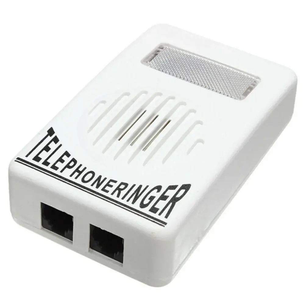 AKOAK Loud Sound Telephone Ring Amplifier with Light Flasher | Boosts Ring Volume Up to 95db - main product image