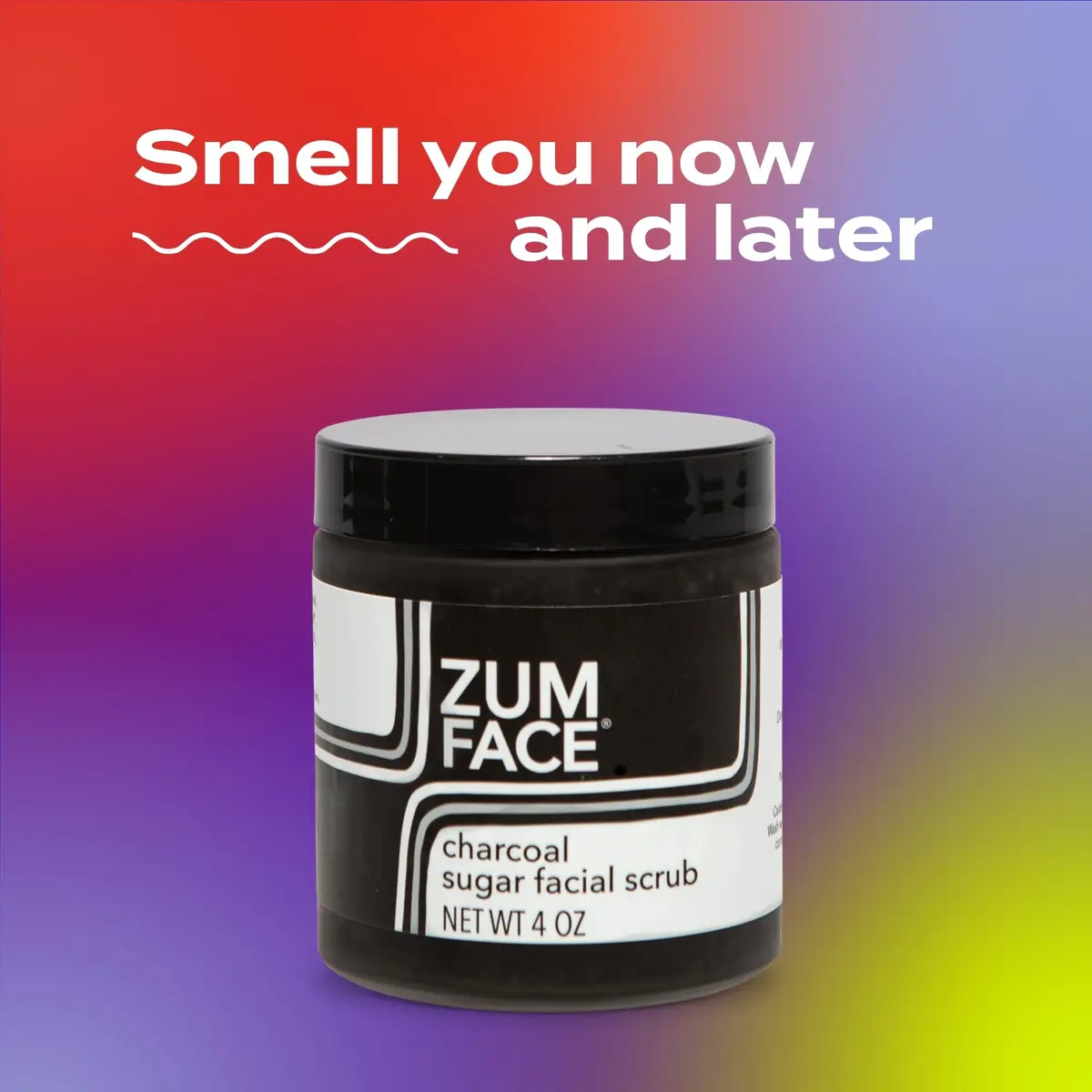 Indigo Wild Zum Face Sugar Facial Scrub - Charcoal & Organic Cane Sugar - 4 Oz | Gentle Exfoliator for All Skin Types - view 3