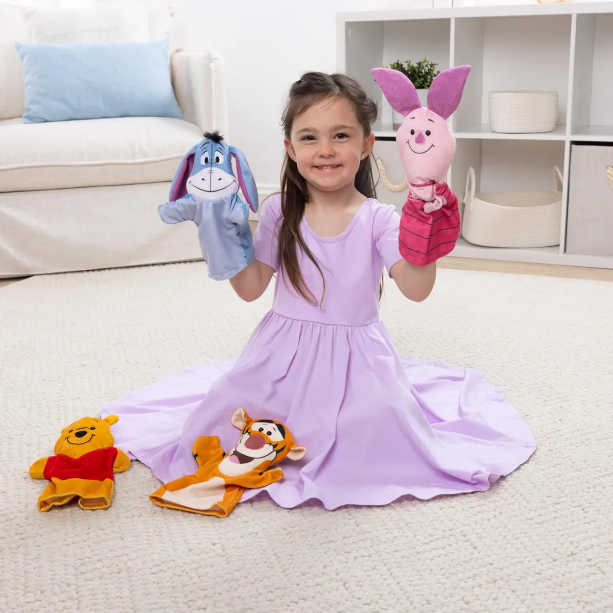 Melissa & Doug Disney Winnie The Pooh Hand Puppets | 4 Plush Characters for Kids & Adults - view 7