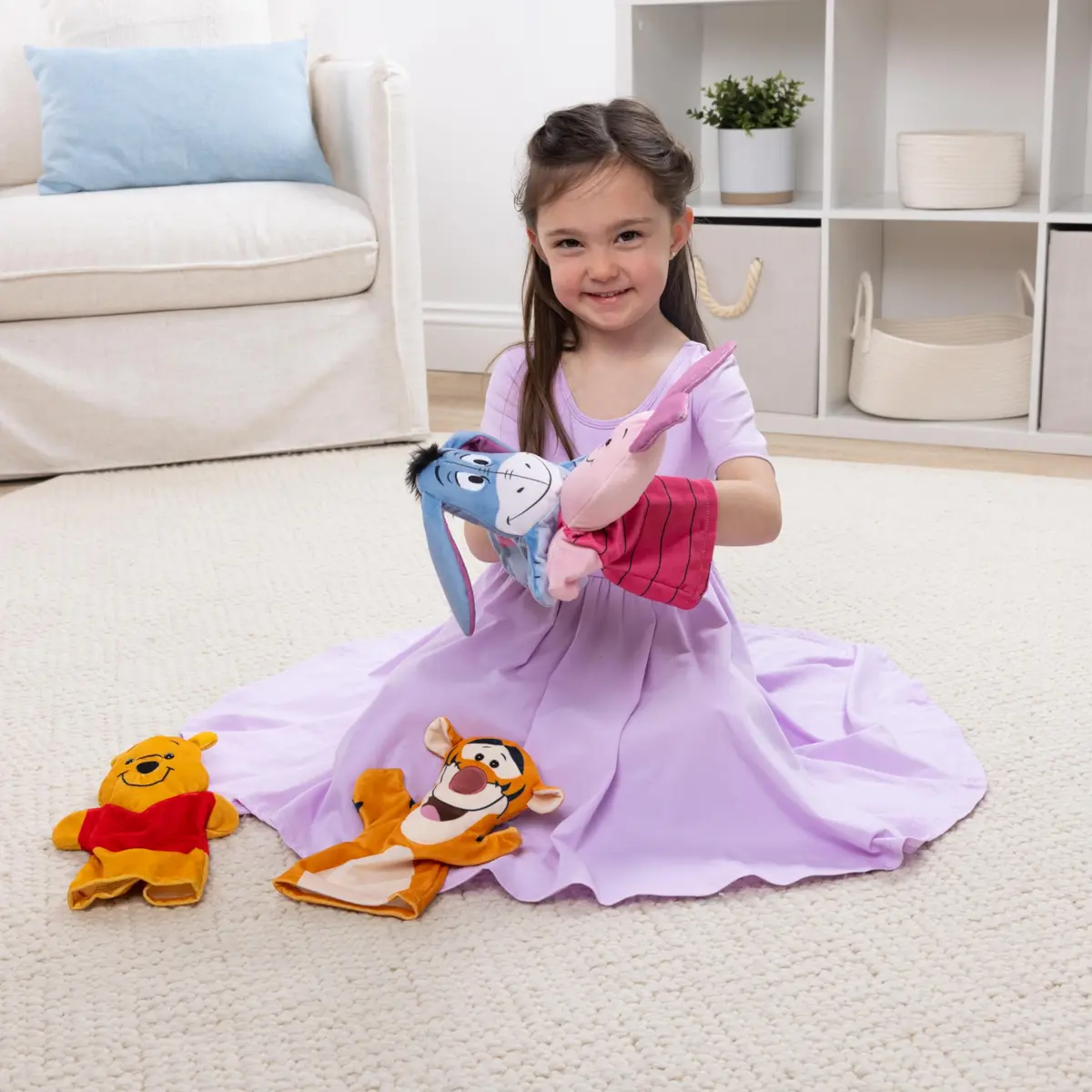 Melissa & Doug Disney Winnie The Pooh Hand Puppets | 4 Plush Characters for Kids & Adults - view 8