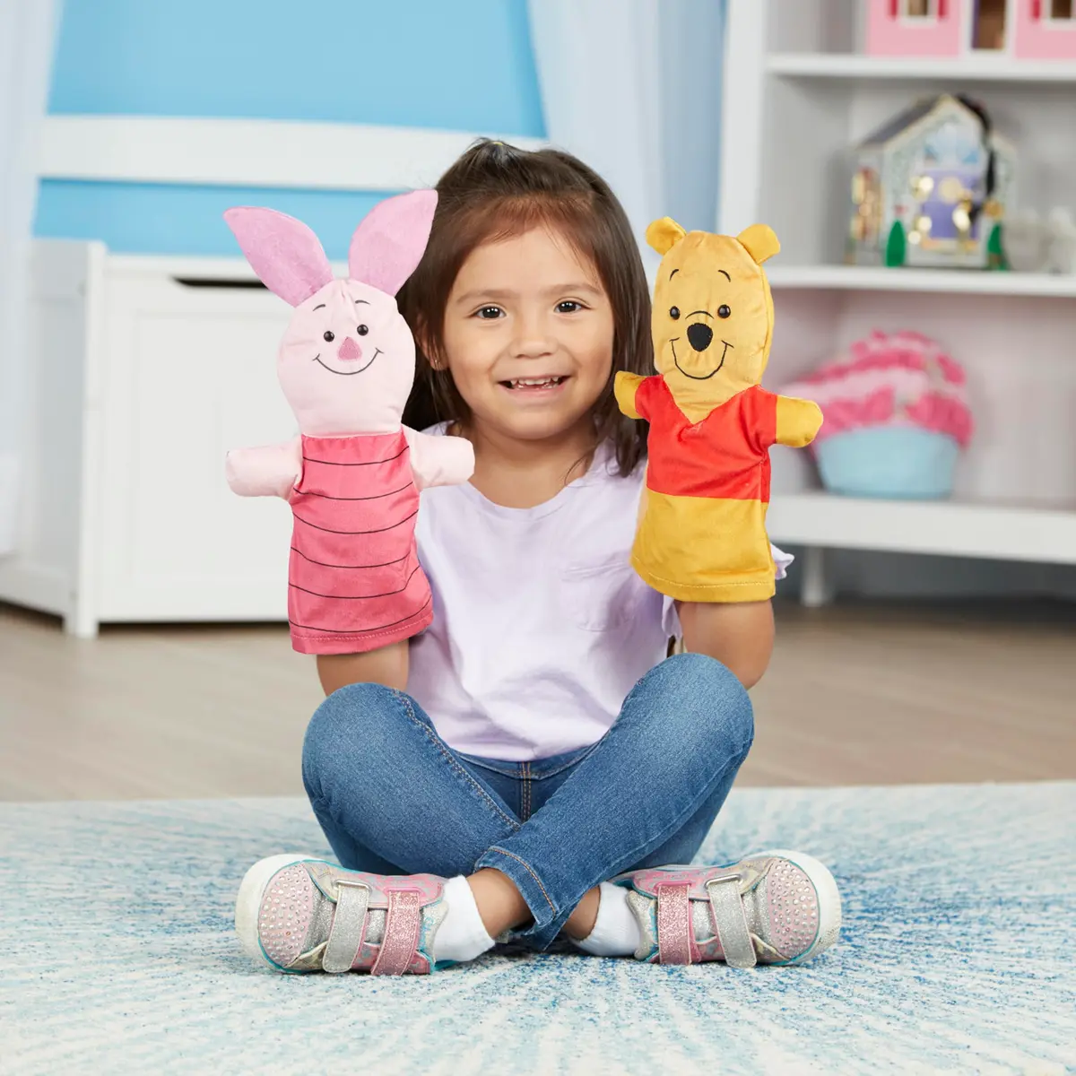 Melissa & Doug Disney Winnie The Pooh Hand Puppets | 4 Plush Characters for Kids & Adults - view 3