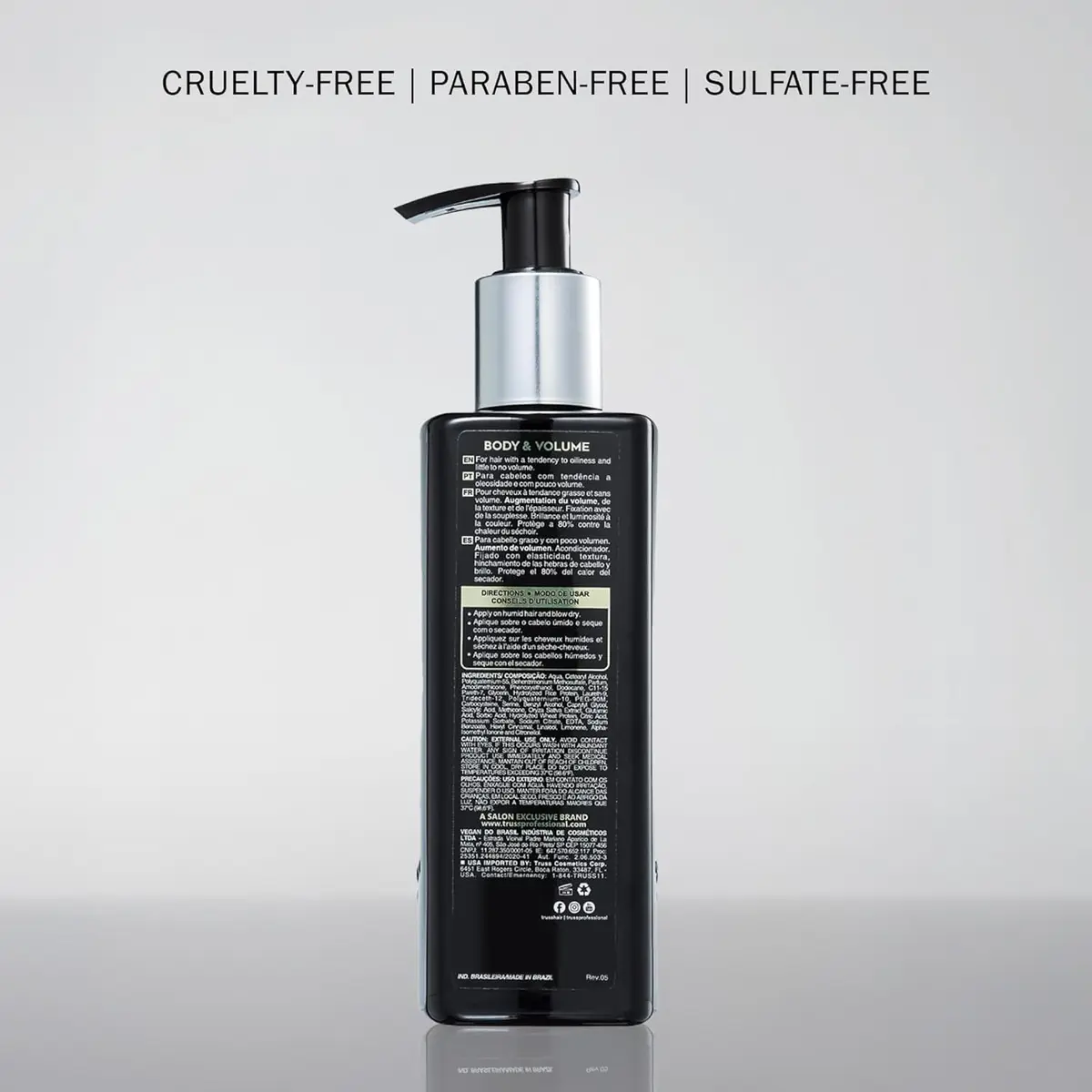 TRUSS Body and Volume Hair Treatment, Cream, 8.45 oz | Weightless Volumizing Formula for Straight Hair - view 7