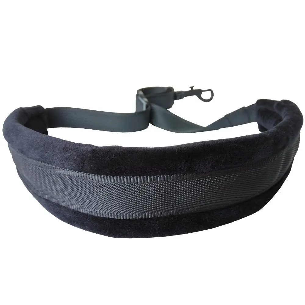 Xinlinke Professional Black Padded Saxophone Neck Strap 45-55cm | Comfortable, Adjustable & Locking Hook - main product image
