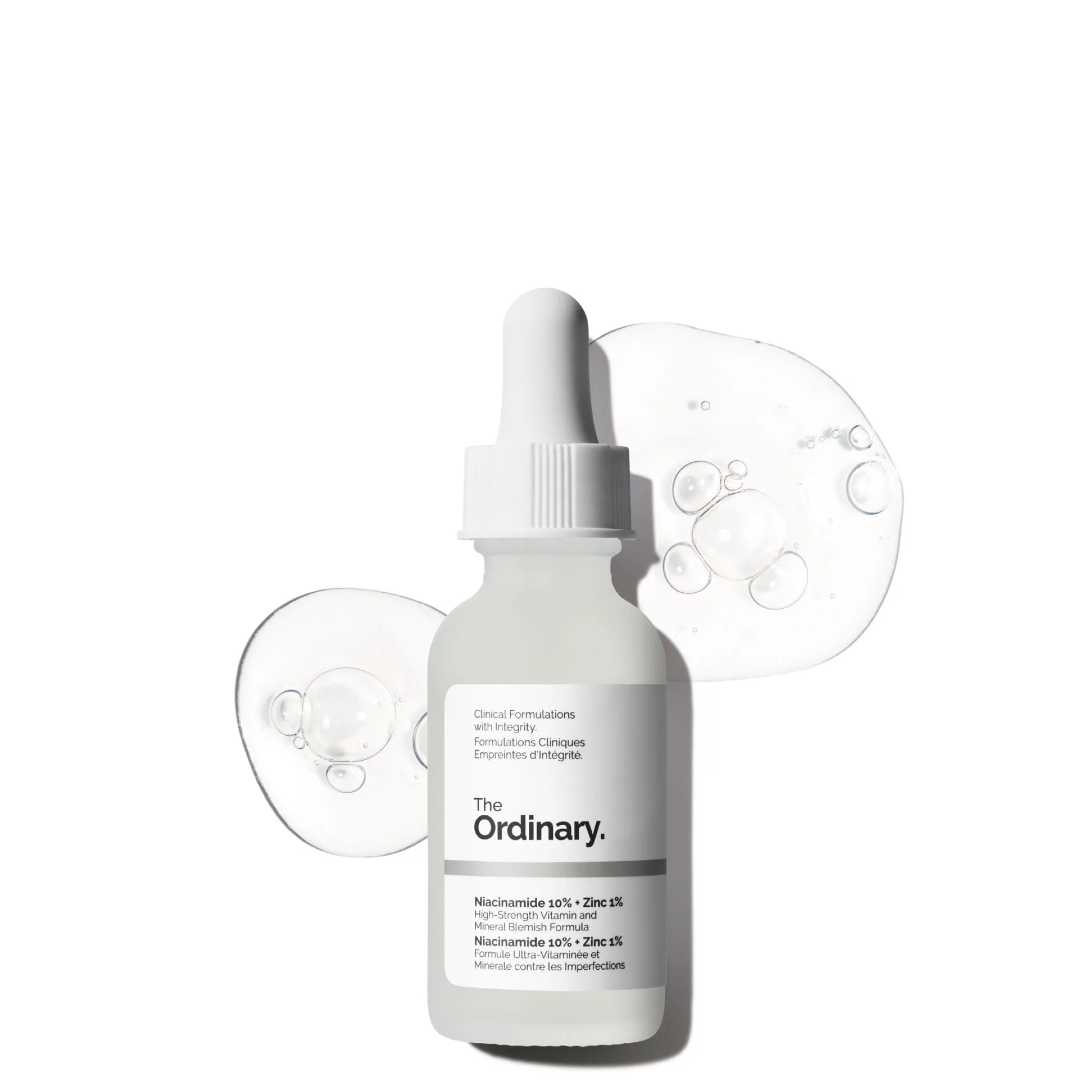 The Ordinary Niacinamide 10% + Zinc 1% Serum for Blemish-Prone Skin, 1 Fl Oz (30ml) | Smoothing Serum for Blemish-Prone Skin - main product image